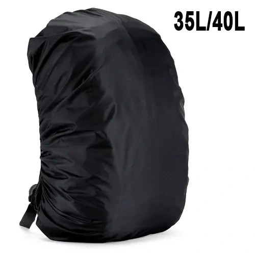 Rain or Shine Backpack Savior: Waterproof Cover for Hiking, Camping, and School Bags. Fits 35L-120L. Get Yours!